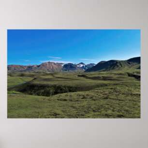 Poster Les collines volcaniques