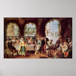 Poster Les comédiens italiens