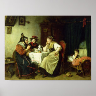 Poster Les commérages, 1887