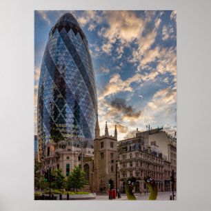 Poster Les concombres de Londres