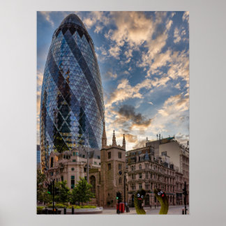 Poster Les concombres de Londres