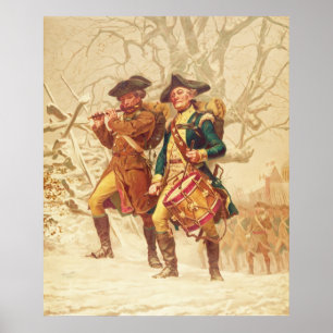 Poster Les continentaux par Frank Blackwell Mayer 1875