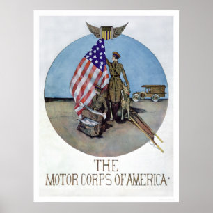 Poster Les corps de moteur de l'Amérique (US02075)