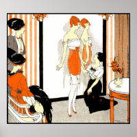 Poster Les Corsets Le Furet Paris