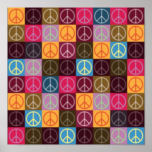 Poster Les couleurs de la paix (Devant)