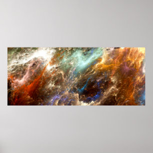 Poster Les couleurs de la série, Peinture fantaisie. Arri