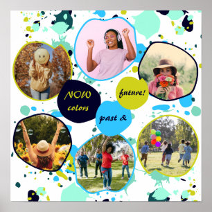 Poster Les Couleurs Passées Et Futures ! Peinture verte