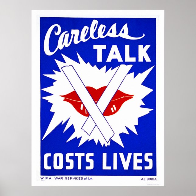 Poster Les coûts de présentation insouciants Vit 1943 WPA (Devant)