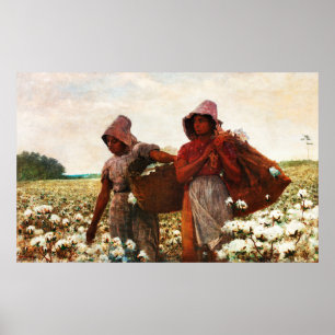 Poster Les Cueilleurs de Coton par Winslow Homer