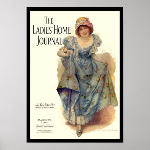 Poster Les dames vintages de KRW autoguident la magazine