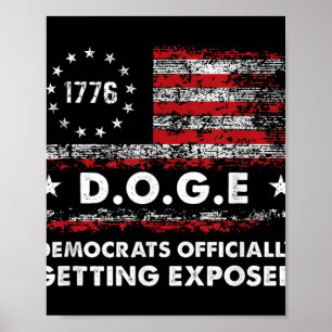 Poster Les Démocrates Doge Se Font Officiellement Exposer