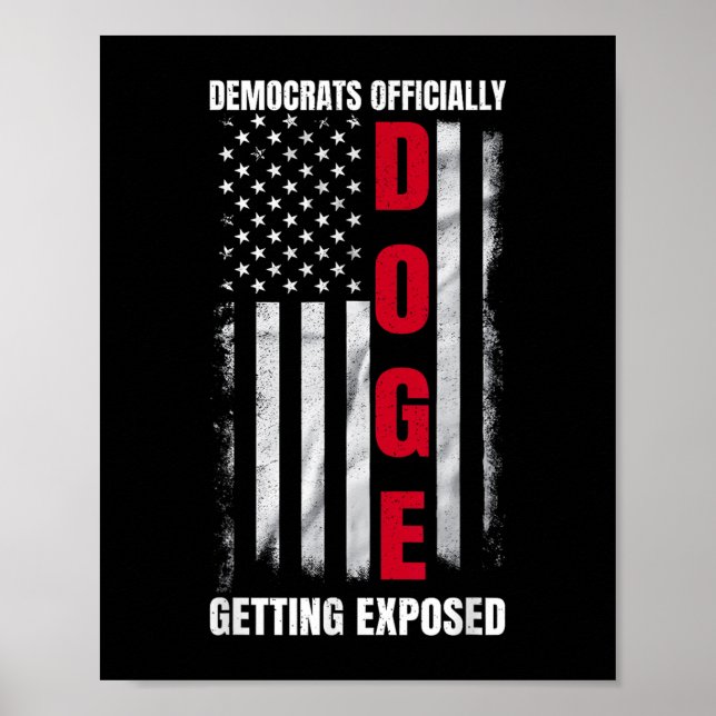 Poster Les Démocrates Doges Se Font Officiellement Expose (Devant)