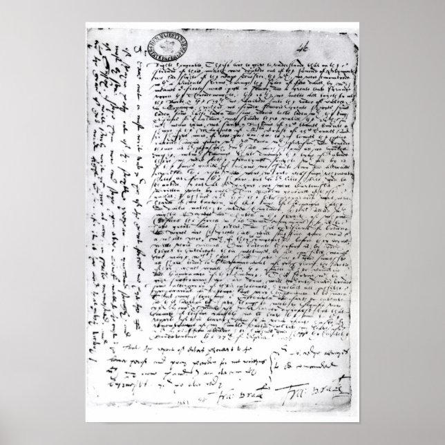 Poster Les dépêches écrites de Sir Francis Drake (Devant)