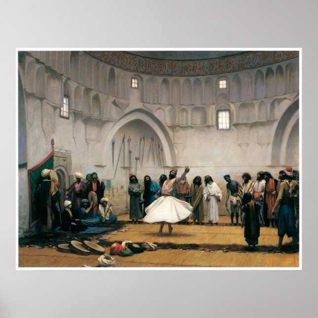 Poster Les derviches de Whirling, 1899 (Devant)
