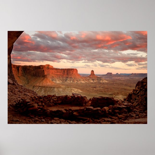 Poster Les déserts | Parc national des Canyonlands Utah (Devant)