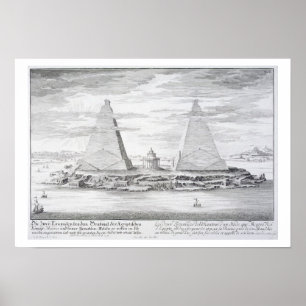 Poster Les Deux Pyramides de Moeris