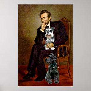 Poster Les deux schnauzers de Lincoln
