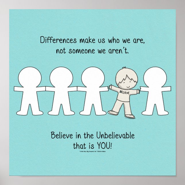 Poster Les différences nous font (Devant)