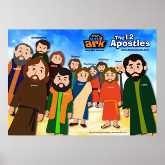 Poster Les douze apôtres