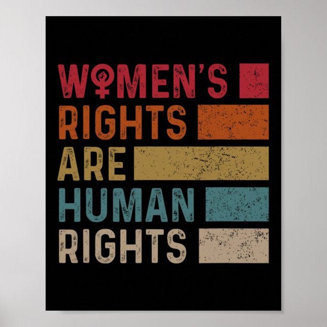 Poster Les droits à l'égalité des femmes sont des droits  (Devant)