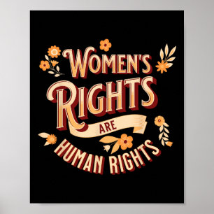 Poster Les Droits De L'Homme Feminist Pro Choice