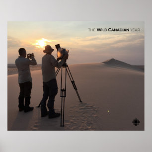 Poster Les dunes de sable d'Athabasca