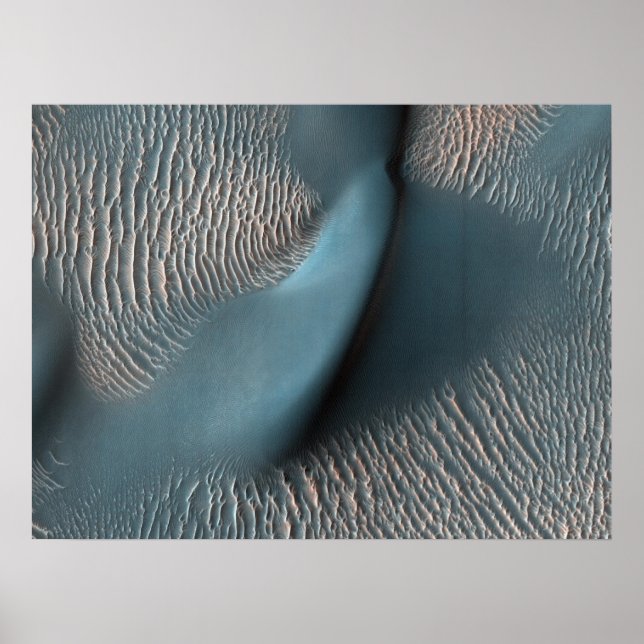 Poster Les dunes de sable de Mars (Devant)