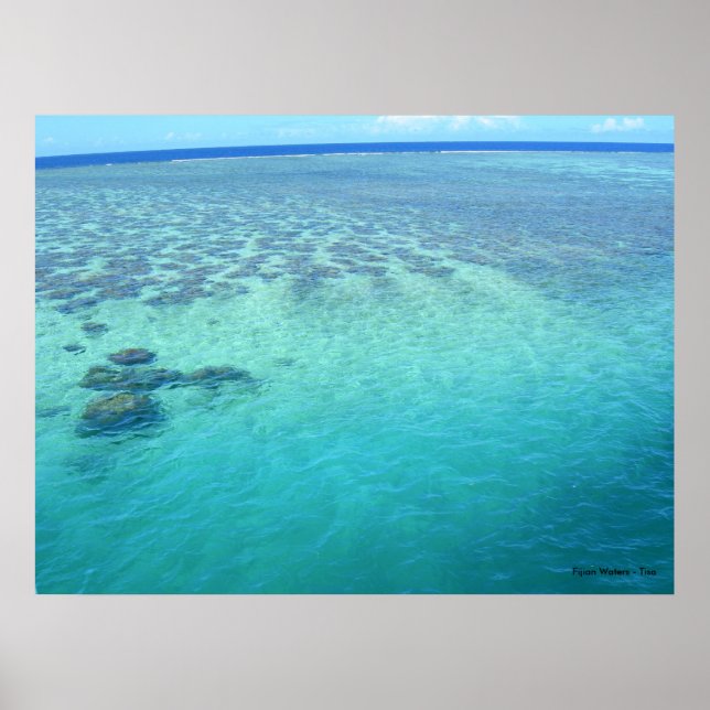 Poster Les eaux fidjiennes (Devant)