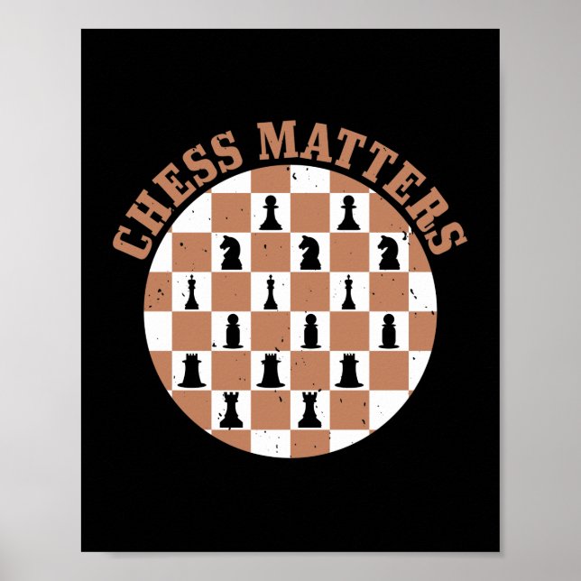 Poster Les échecs (Devant)
