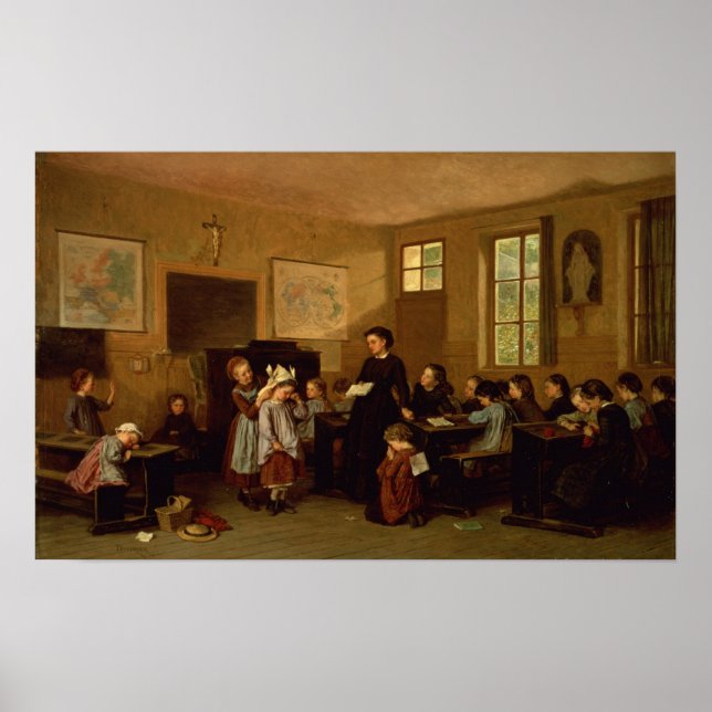 Poster Les écoliers coquins (Devant)