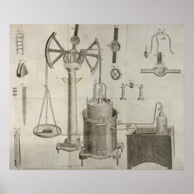 Poster Les éléments de la chimie (Devant)