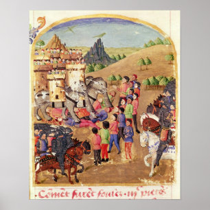 Poster Les éléphants de la guerre