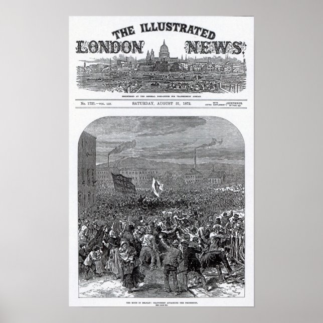 Poster Les émeutes à Belfast (Devant)