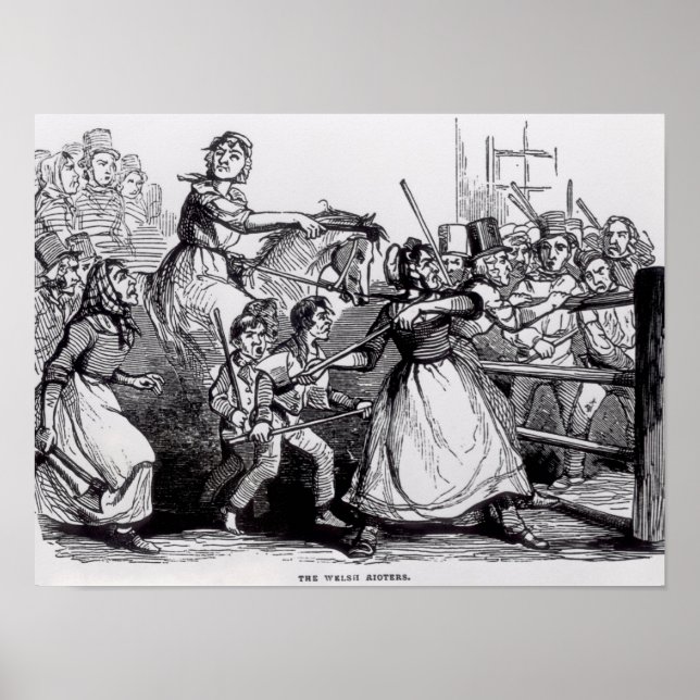 Poster Les émeutiers gallois (Devant)