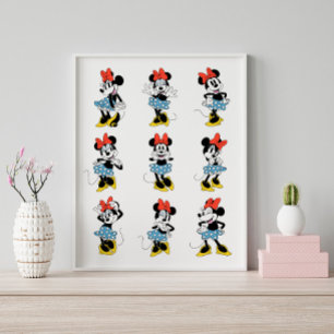 Poster Les émotions de Minnie Mouse de Disney