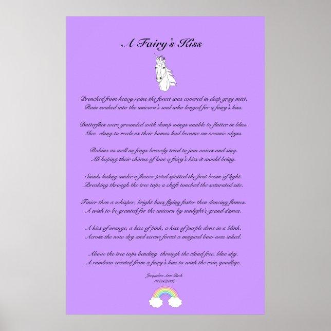 Poster Les enfants baisés de la fée (Devant)