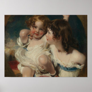 Poster Les enfants Calmady (Emily, 1818-? 1906, et Laura
