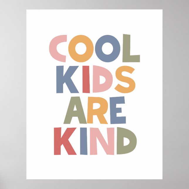 Poster Les Enfants cool Sont Gentils (Devant)