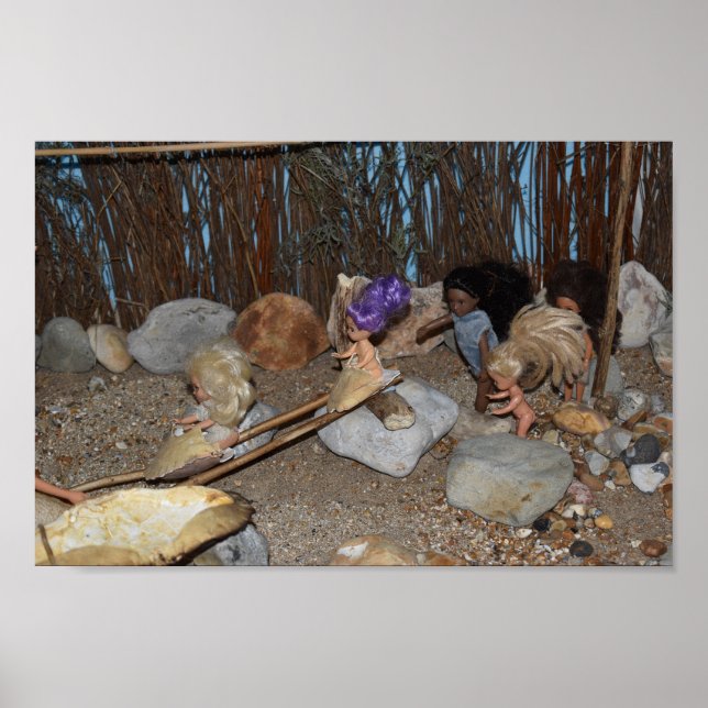 Poster Les enfants jouent. (Devant)