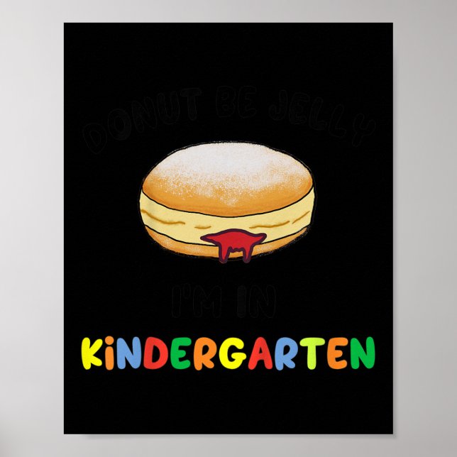 Poster Les Enfants Ne Soient Pas Jelly Maternelle Retour  (Devant)