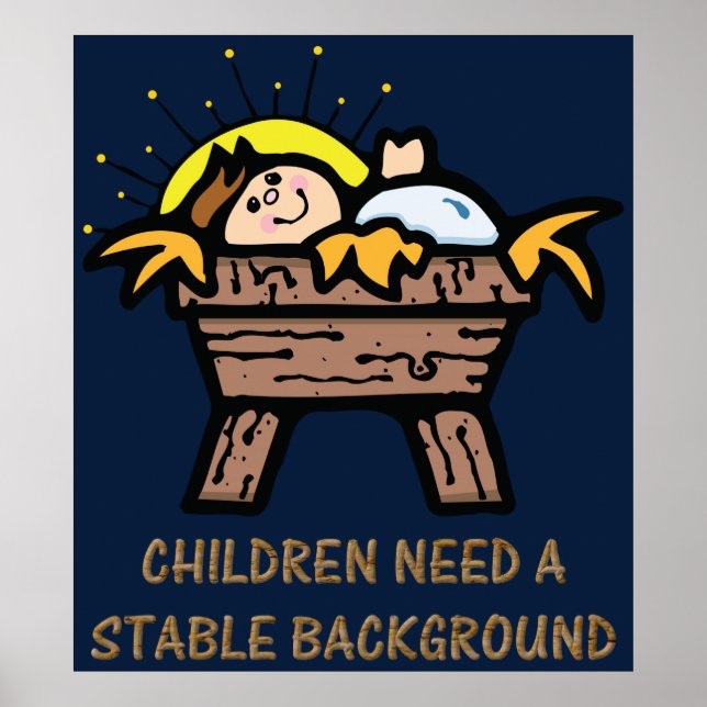 Poster les enfants ont besoin d'un arrière - plan stable (Devant)