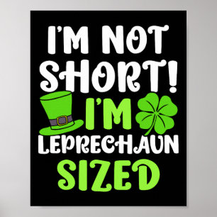 Poster Les enfants St Patricks Day Je ne suis pas petit j