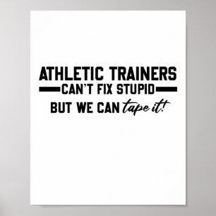 Poster Les entraîneurs sportifs ne peuvent pas réparer de