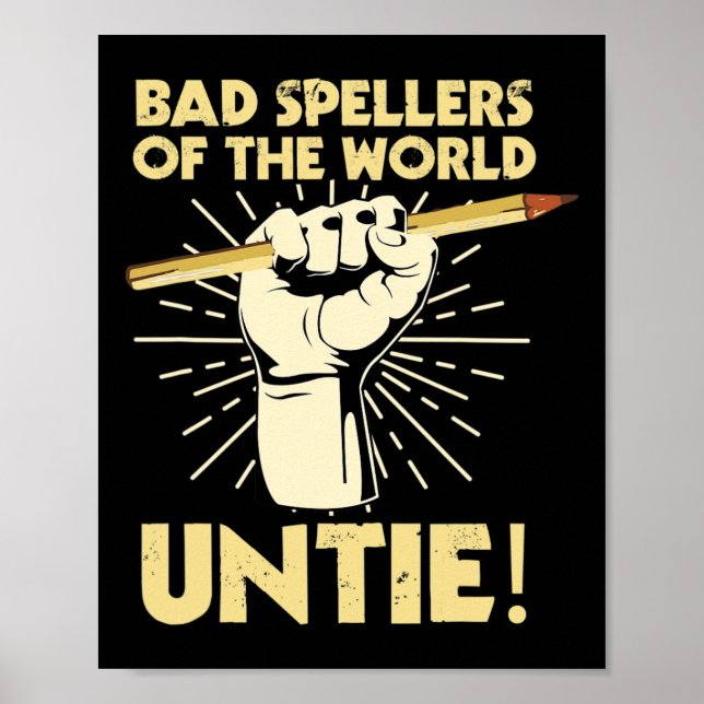 Poster Les Épineurs Du Monde Untie Dyslexique Awar (Devant)