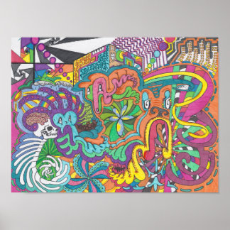 Poster Les esprits de couleur font tourner Amok