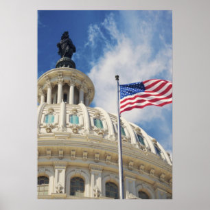 Poster Les Etats-Unis, Colombie, Washington DC, bâtiment
