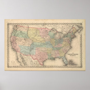 Poster Les Etats-Unis d'Amérique