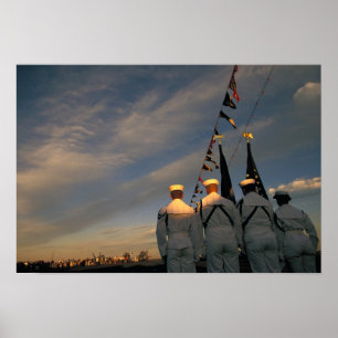 Poster Les Etats-Unis, Massachusettes, Boston. Couleur de