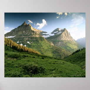 Poster Les Etats-Unis, Montana, parc national de glacier