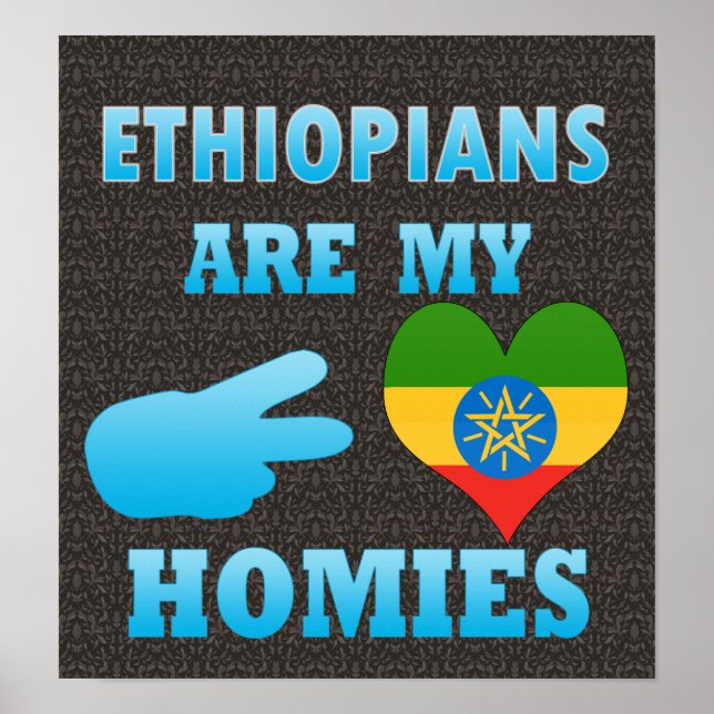 Poster Les Ethiopiens sont mes Hommes (Devant)